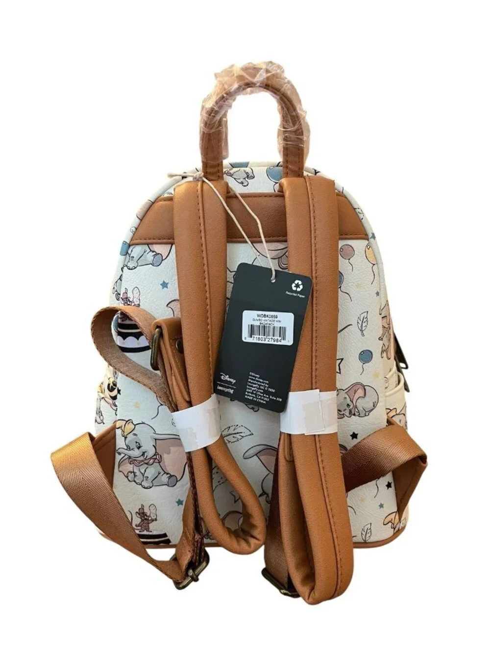 Loungefly Disney Dumbo Icons Mini Backpack Circus Peanuts Star Ball NWT